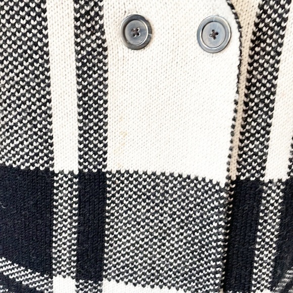 100% Merino Wool Pendleton Block Plaid Coatigan Sweater Size Large - Picture 16 of 16